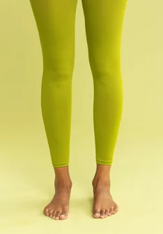 Solid-colored leggings in recycled nylon - sparris
