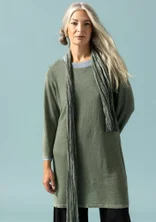 Tunic in a linen/recycled linen knit fabric - hopper