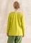 Organic cotton striped essential sweater (asparagus/lime green M)