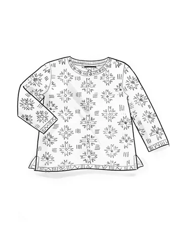 “Bunge” sweater in organic and recycled cotton - svart