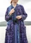 “Ottilia” knit coat in wool and organic/recycled cotton (ink blue XS)