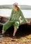 “Ottilia” woven organic cotton trousers (sea green M)