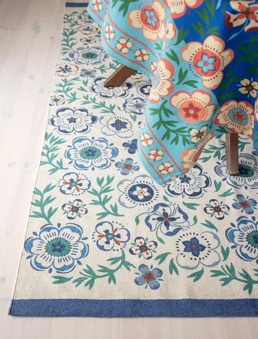 “Desert Bloom” rug in organic cotton - blklocka