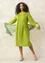 Kleid „Lillian“ aus Leinengewebe (hellkräutergrün XS)
