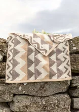 “Peaks” towel in organic cotton - ostron