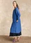 Woven linen dress (lupine XS)