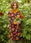 Tricot jurk "Sunflower" van lyocell/elastaan (zwart S)