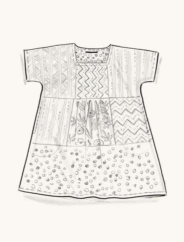 “Amber” blouse in organic cotton - masala