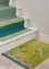 Petit tapis « Happy » en coton biologique (kiwi Taille unique)
