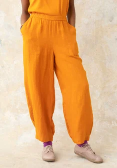 Woven linen pants - masala