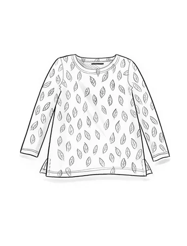 Shirt „Långvik“ aus Bio-Baumwolle/Modal - svart