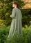 Vævet kjole "Ottilia" i økologisk bomuld (mørk natur S)
