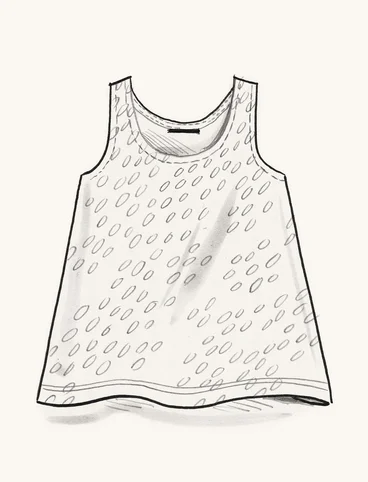 “Singö” organic cotton/modal jersey tank top - lupin