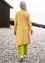 “Strandäng” lyocell/elastane jersey dress (pineapple M)