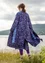 “Ottilia” coat in a wool and organic/recycled cotton blend (ink blue XS)