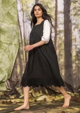 “Tuva” organic cotton dress - svart