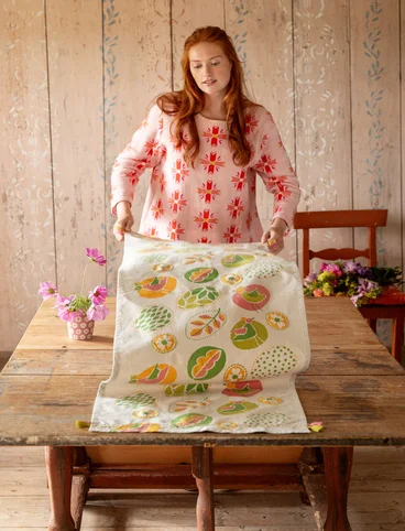 “Nest” table runner in organic cotton - cikada