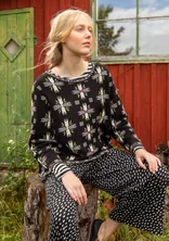 “Bunge” sweater in organic and recycled cotton - svart