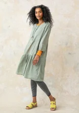 Vevd kjole i økologisk bomull - hopper