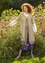 “Iris” pointelle cardigan in linen/recycled cotton (nature/undyed M)