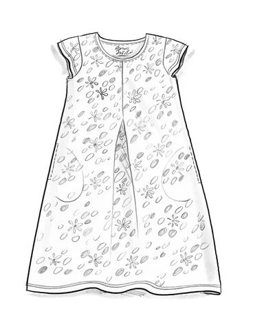 Tricot jurk "Jane" van biologisch katoen/elastaan - mrk0SP0masala0SL0mnstrad