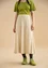 “Billie” jersey skirt in organic cotton/modal (oatmeal/patterned M)