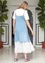 Slip dress in lyocell/spandex (pigeon blue M)
