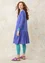 Woven dress in organic cotton (sky blue M)