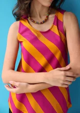 Jerseytop „Eyra“ aus Bio-Baumwolle/Modal - cerise-apfelsine
