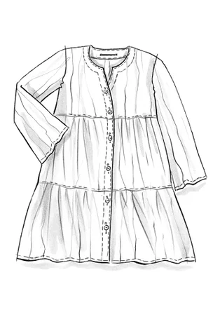 “Pimpinella” organic cotton blouse - aqua green