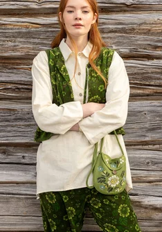 “Nome” wool bag - birchleaf