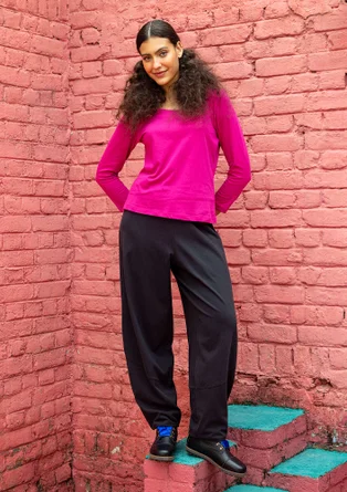 Jerseyhose aus Bio-Baumwolle - schwarz