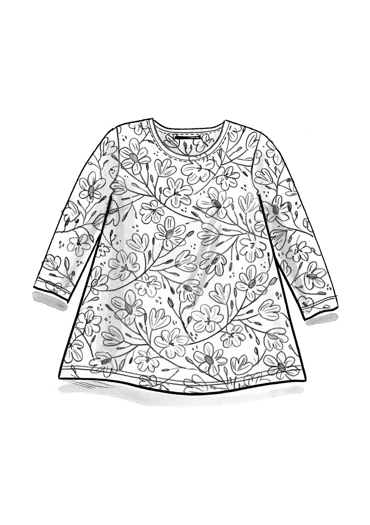 Shirt „Magnolia“ aus Öko-Baumwolle/Modal cerise