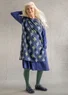 “Harda” woven tunic in cotton (ink blue XS)