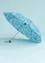 Paraplu "Peggy" van gerecycled polyester (aquagroen Eén maat)