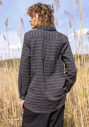 Kangaspaita "Wavy” ekopuuvillaa - musta