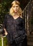 “Lily” woven organic cotton tunic (black L)