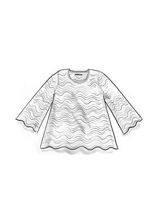 “Rose” recycled cotton sweater - henna