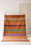Gestreifter Teppich „Jaipur“ aus Wolle tagetes thumbnail