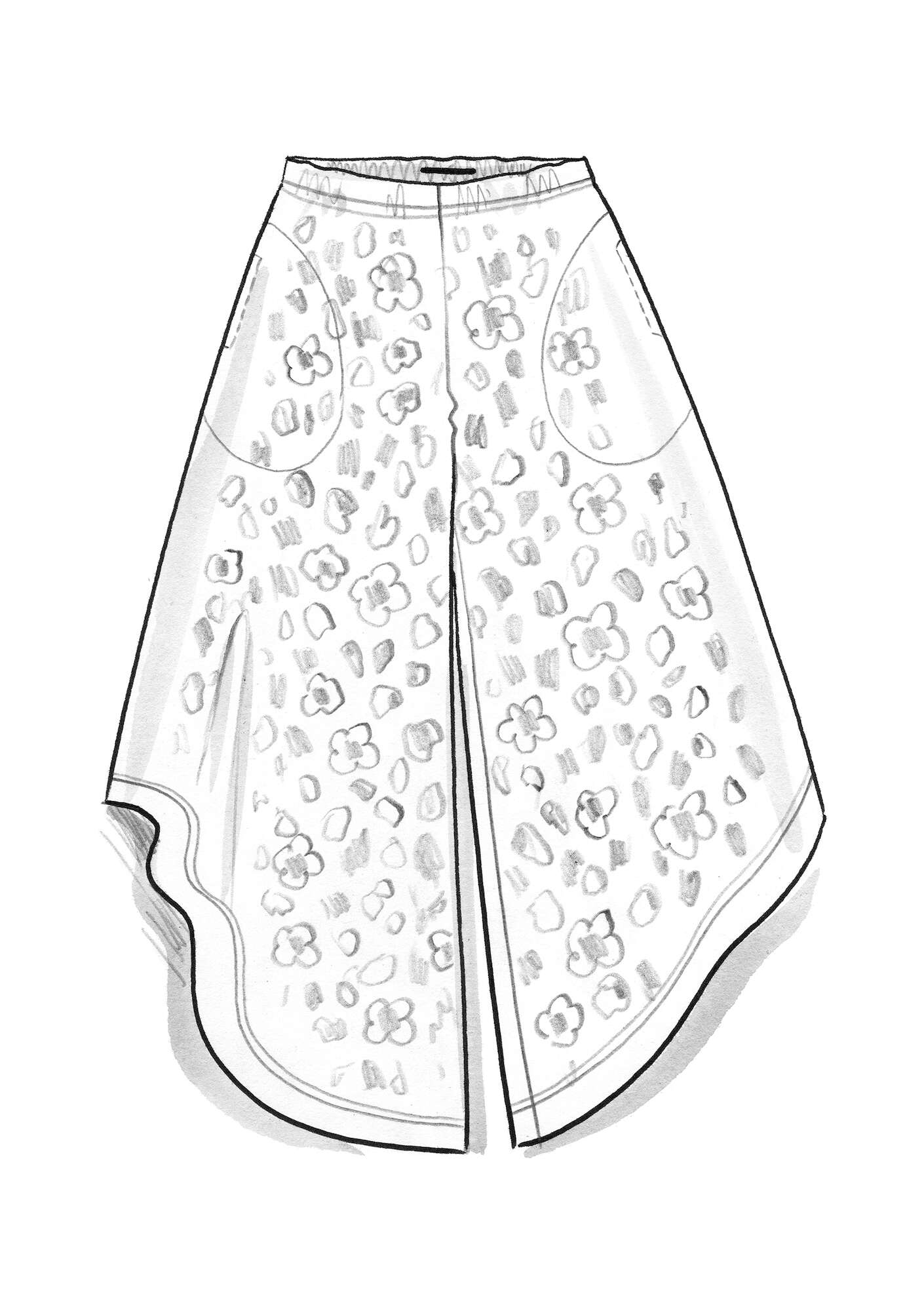 “Sahara” jersey pants in lyocell/spandex kiwi