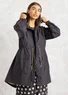 Parka aus Bio-Baumwollgewebe (schwarz XL)