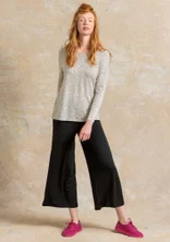 Jersey pants in lyocell/spandex - black