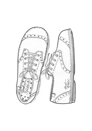 Nubuck lace-ups - olive