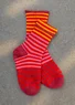 Stricksocken aus Lammwolle (dunkelachatrot L/XL)