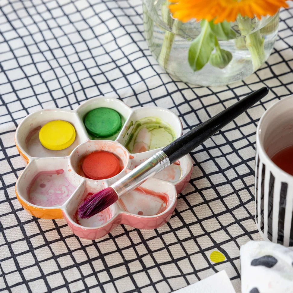 “Play” ceramic palette - coral