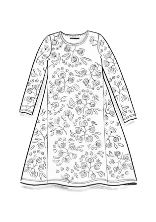 “Dagny” lyocell/elastane jersey dress - poppy