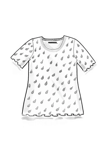 Shirt „Drop“ aus Bio-Baumwolle - ungebleicht