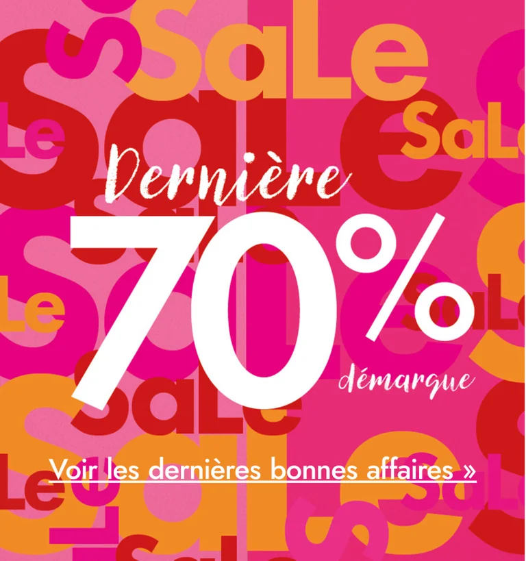 A graphic collage with a pink background and the word “Sale” in various sizes and colours.