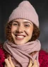 Hat in alpaca blend (pink lupin One Size)