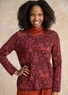 Strickpullover „Kivik“ aus Wolle/Bio-Baumwolle (aubergine S)